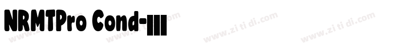 NRMTPro Cond字体转换